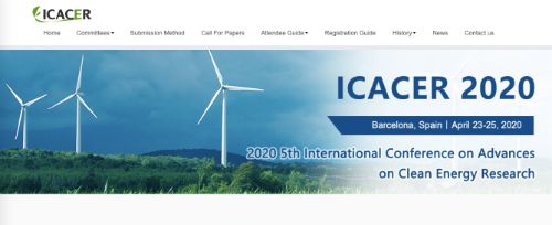 清洁能源研究进展国际会议(ICACER)